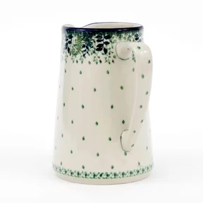 Dzbanek ceramiczny G46 1,3l <br> 2206X Zielone paprocie